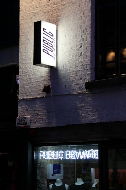 PROJECTING SIGNAGE