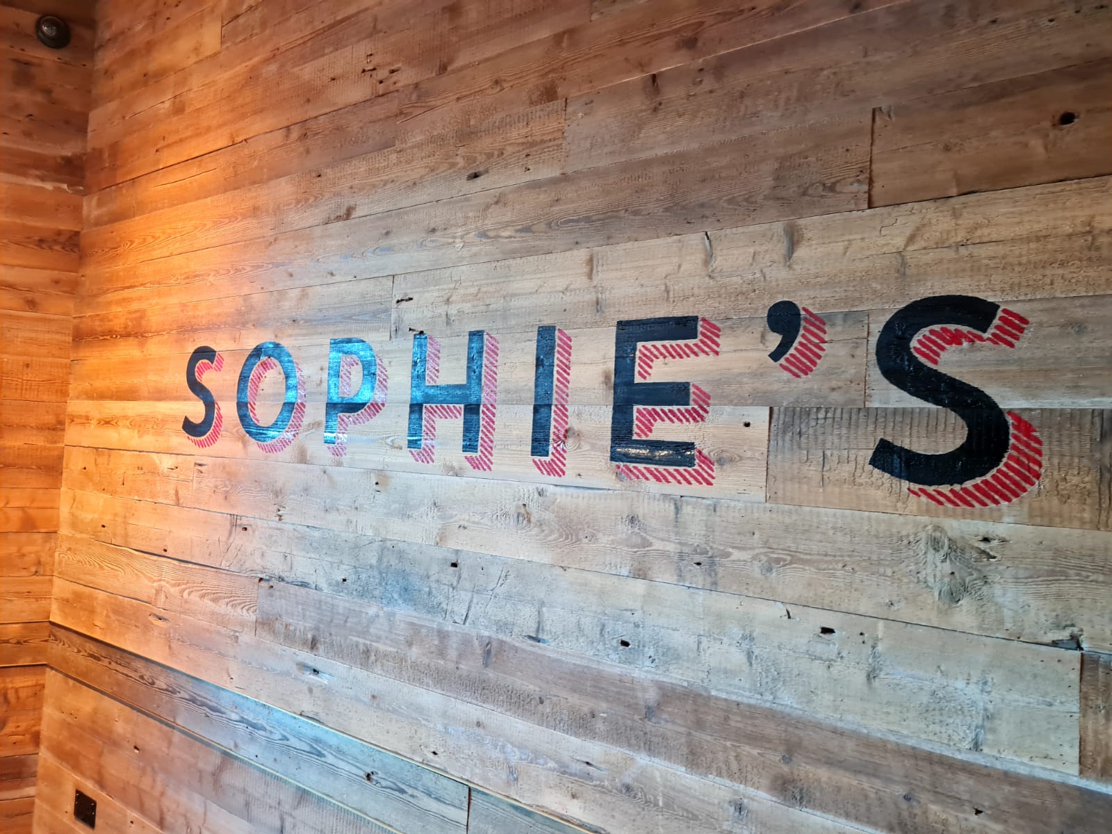 Sophies The Dean Cork Hand Painted Sign Lettering