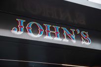 Johns Bar Sign Painted Fascia