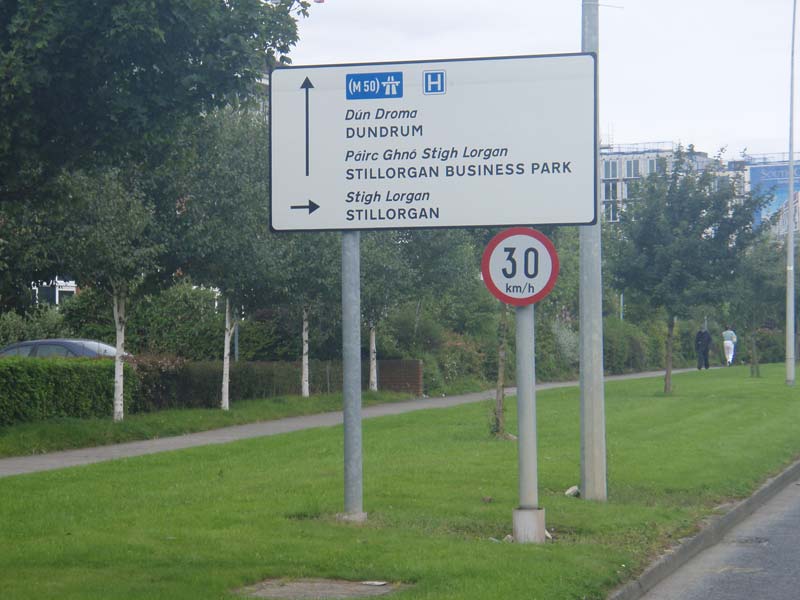 Road Signs Dublin