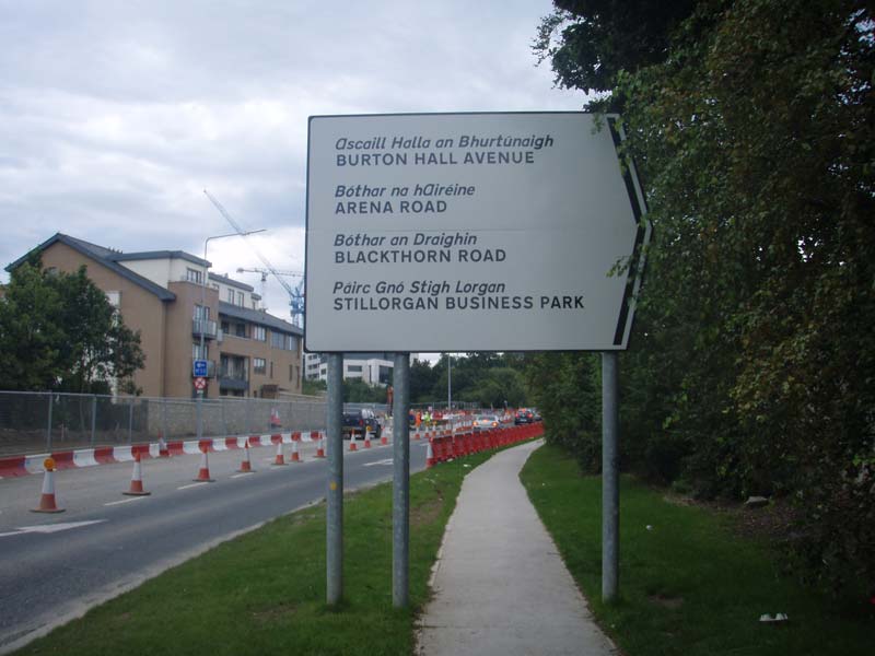 Roadway Signage Dublin
