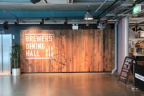 Guinness Storehouse Sign Painted Brewers Dining Hall on Timber
